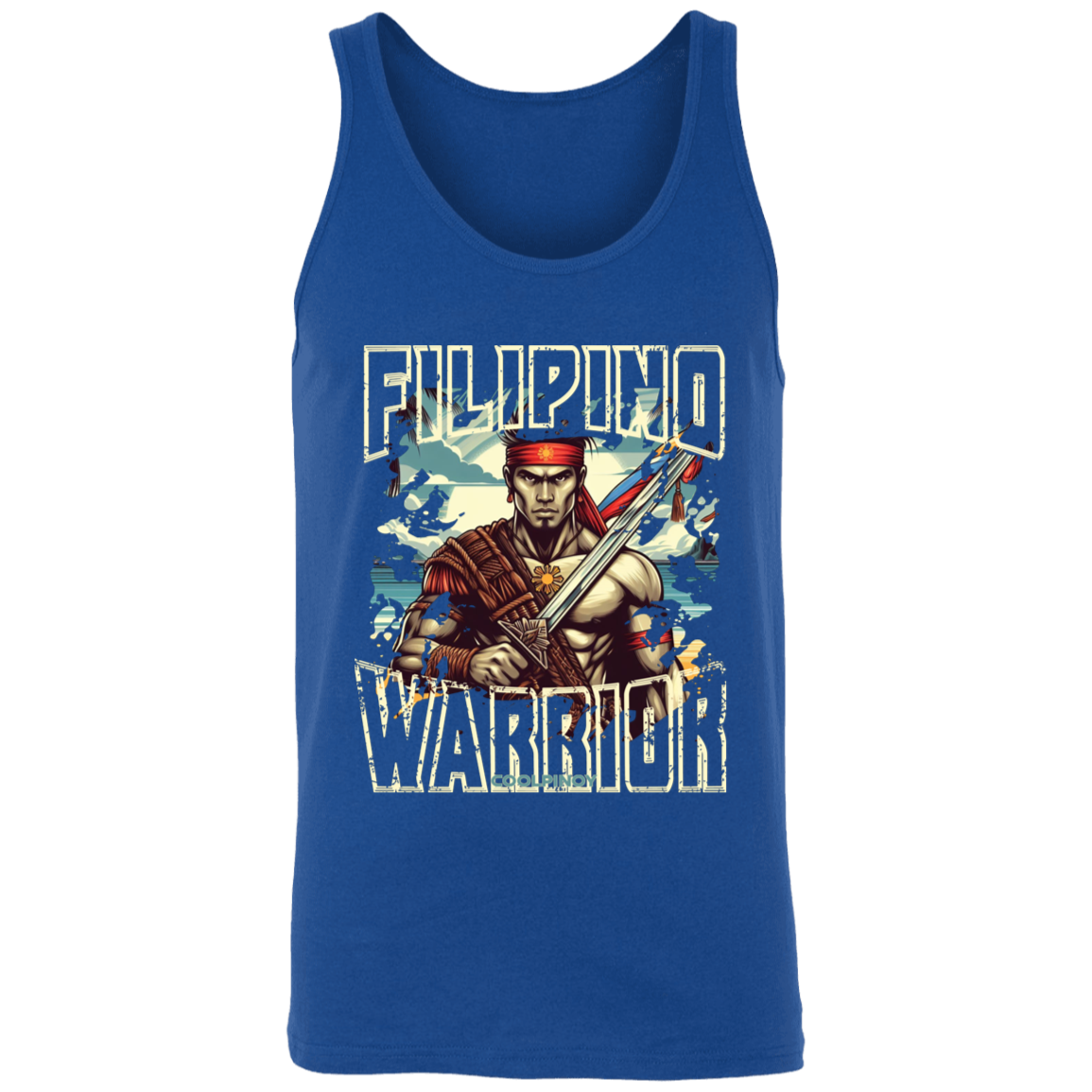 Filipino Warrior Beach Unisex Cotton Tank Top