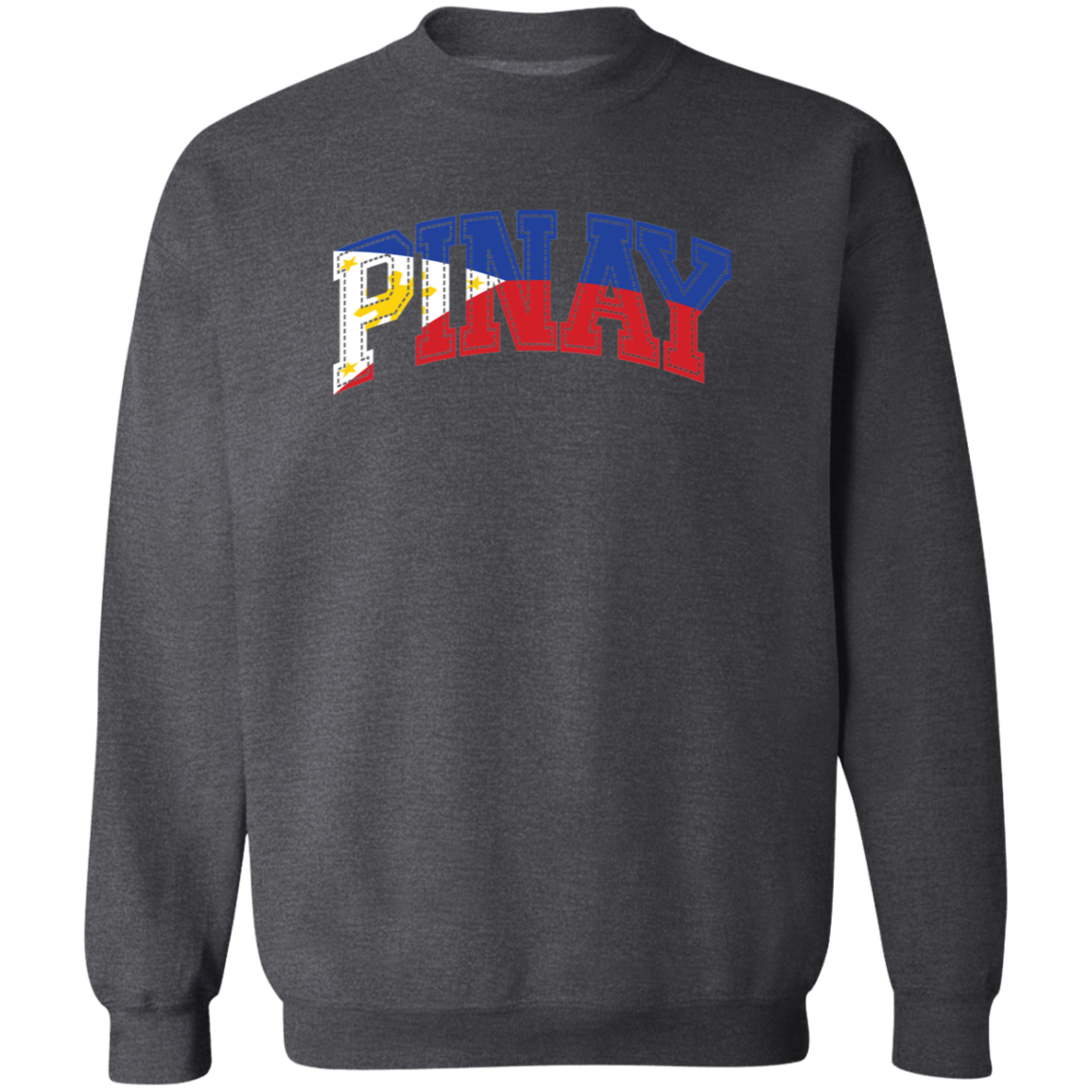 Pinay with Flag Embedded Unisex Crewneck Pullover Sweatshirt