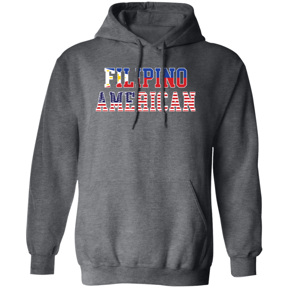 Filipino American Flags Unisex Pullover Hoodie