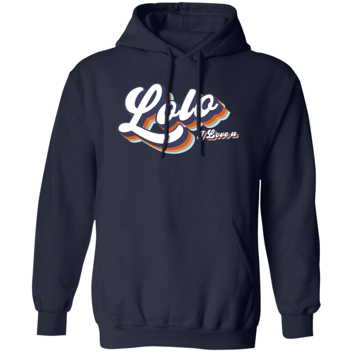 Lolo I Love U Unisex Pullover Hoodie