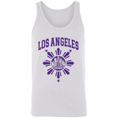 Los Angeles with Sun and Stars Unisex Cotton Tank Top