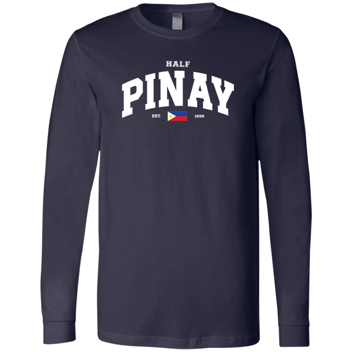 Half Pinay Unisex Jersey Long Sleeve T-Shirt