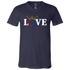 Love and Sun and Stars Unisex Jersey V-Neck T-Shirt