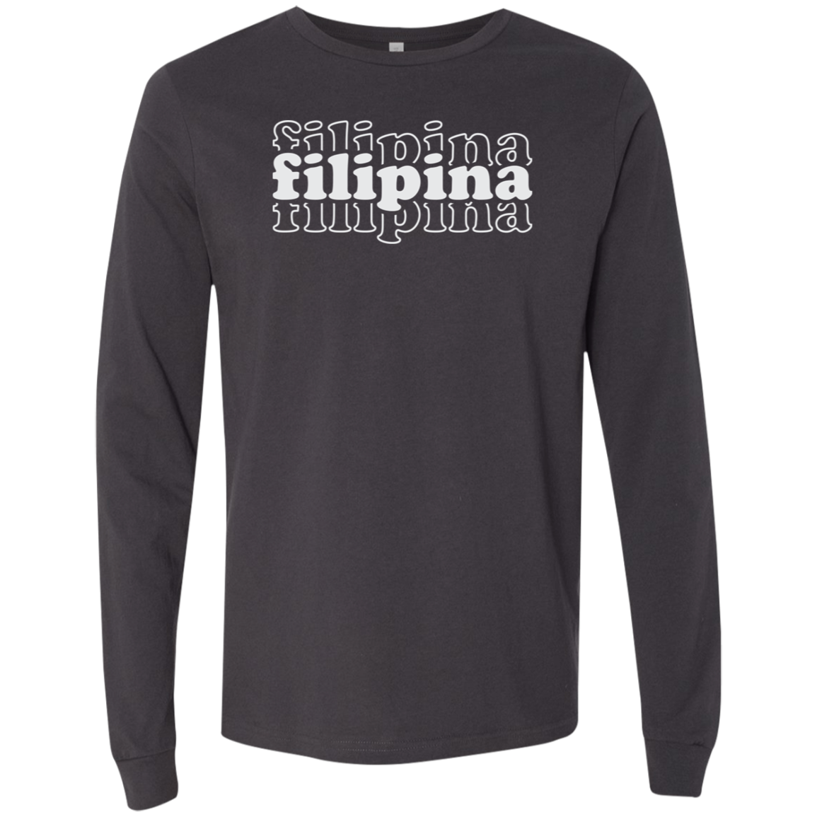 Filipina Triple Unisex Jersey Long Sleeve T-Shirt