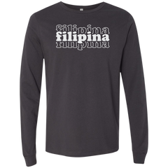 Filipina Triple Unisex Jersey Long Sleeve T-Shirt