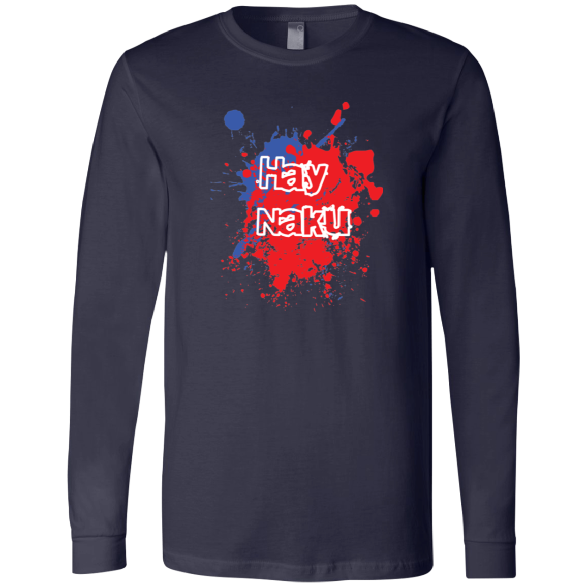 Hay Naku Splatter Unisex Jersey Long Sleeve T-Shirt