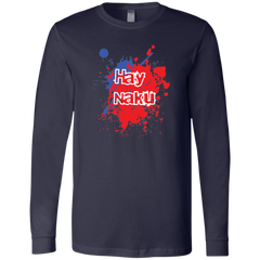 Hay Naku Splatter Unisex Jersey Long Sleeve T-Shirt