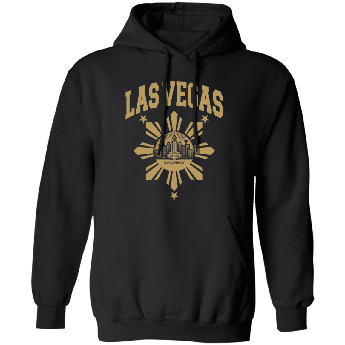 Las Vegas with Sun and Stars Unisex Pullover Hoodie