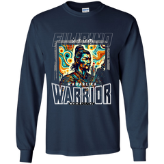 Filipino Warrior Distressed Youth Long Sleeve T-Shirt