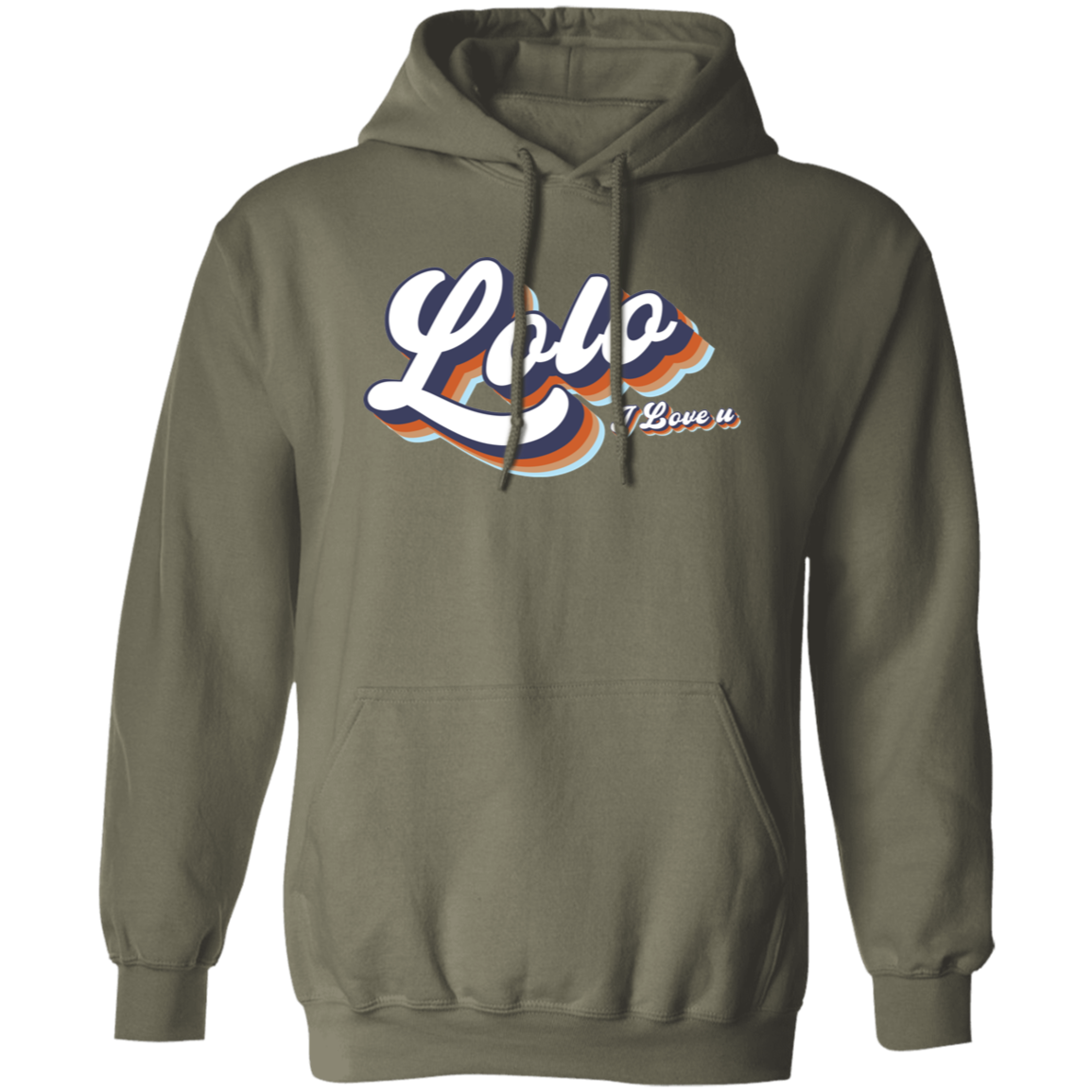 Lolo I Love U Unisex Pullover Hoodie