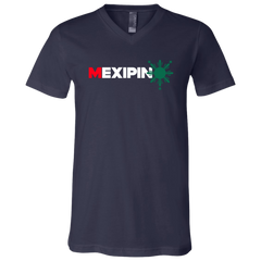 Mexipino with Sun Unisex Jersey V-Neck T-Shirt