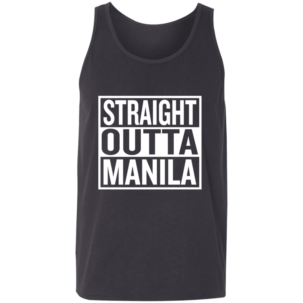 Straight Outta Manila Unisex Cotton Tank Top