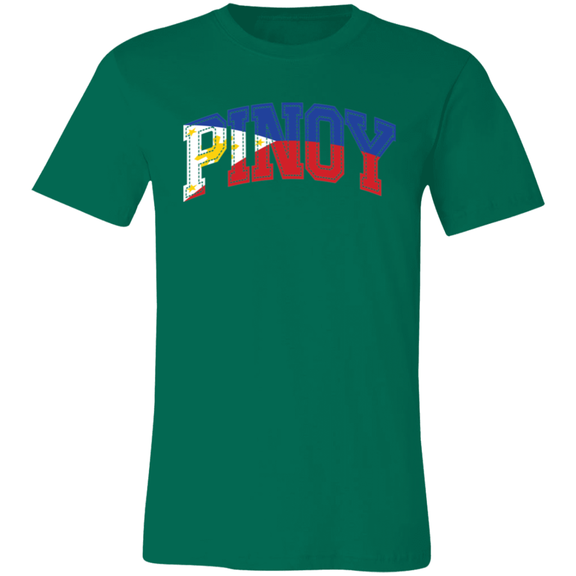 Pinoy with Flag Embedded Unisex Jersey T-Shirt