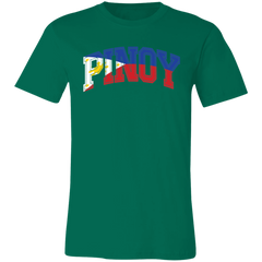 Pinoy with Flag Embedded Unisex Jersey T-Shirt