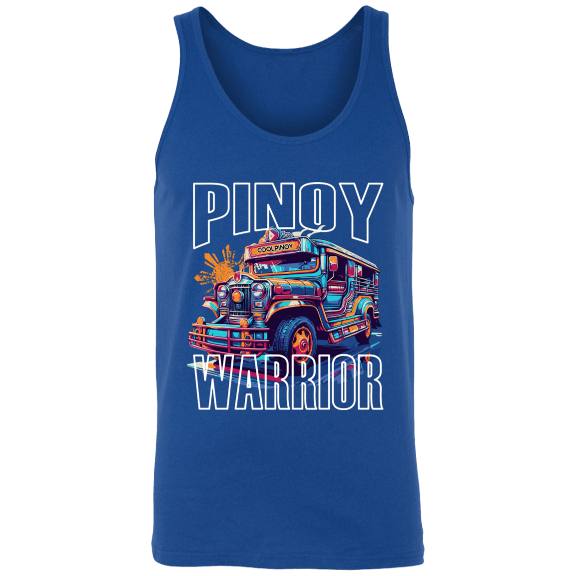 Filipino Warrior Jeepney Unisex Cotton Tank Top