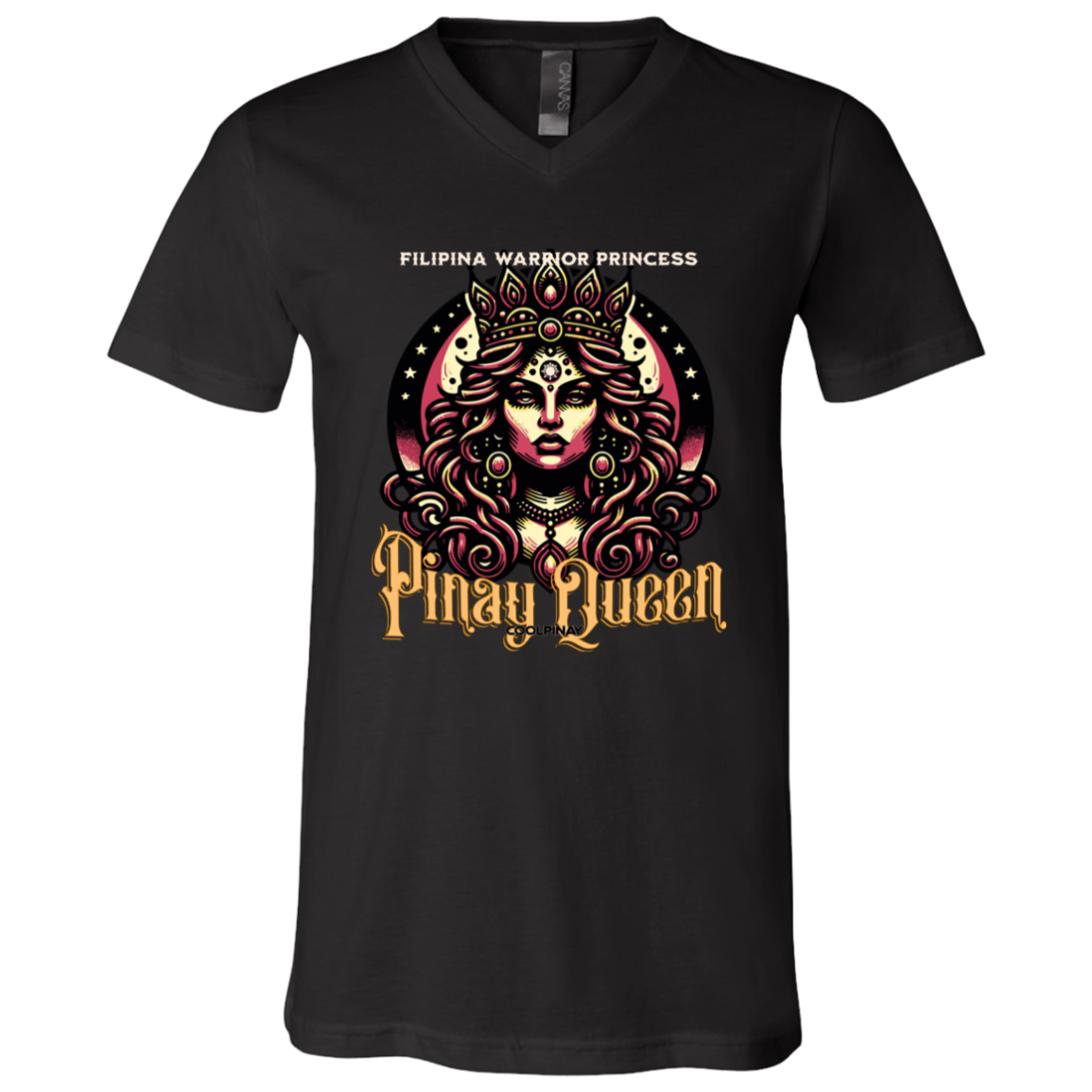 Pinay Queen Unisex Jersey V-Neck T-Shirt