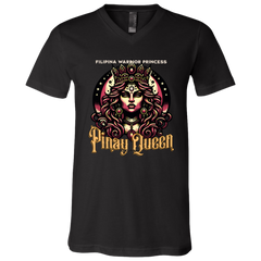 Pinay Queen Unisex Jersey V-Neck T-Shirt