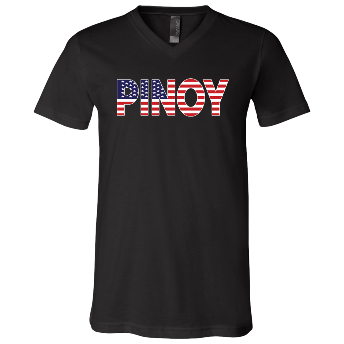 Pinoy American Unisex Jersey V-Neck T-Shirt