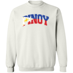 Pinoy with Flag Embedded Unisex Crewneck Pullover Sweatshirt