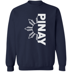 Pinay in Vertical Half Sun Unisex Crewneck Pullover Sweatshirt