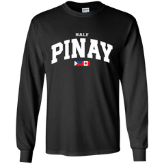 Half Pinay FILCAN Flag Youth Long Sleeve T-Shirt