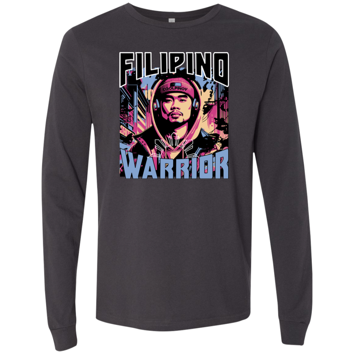 Filipino Street Warrior Unisex Jersey Long Sleeve T-Shirt