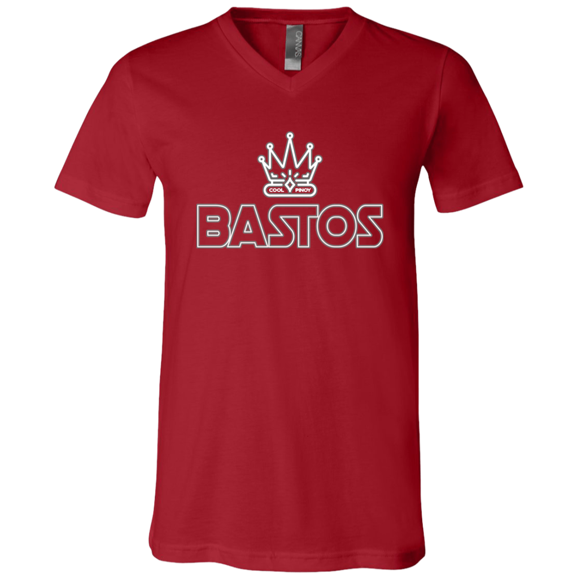 Bastos Unisex Jersey V-Neck T-Shirt