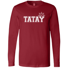 No 1 Tatay Mens Jersey Long Sleeve T-Shirt