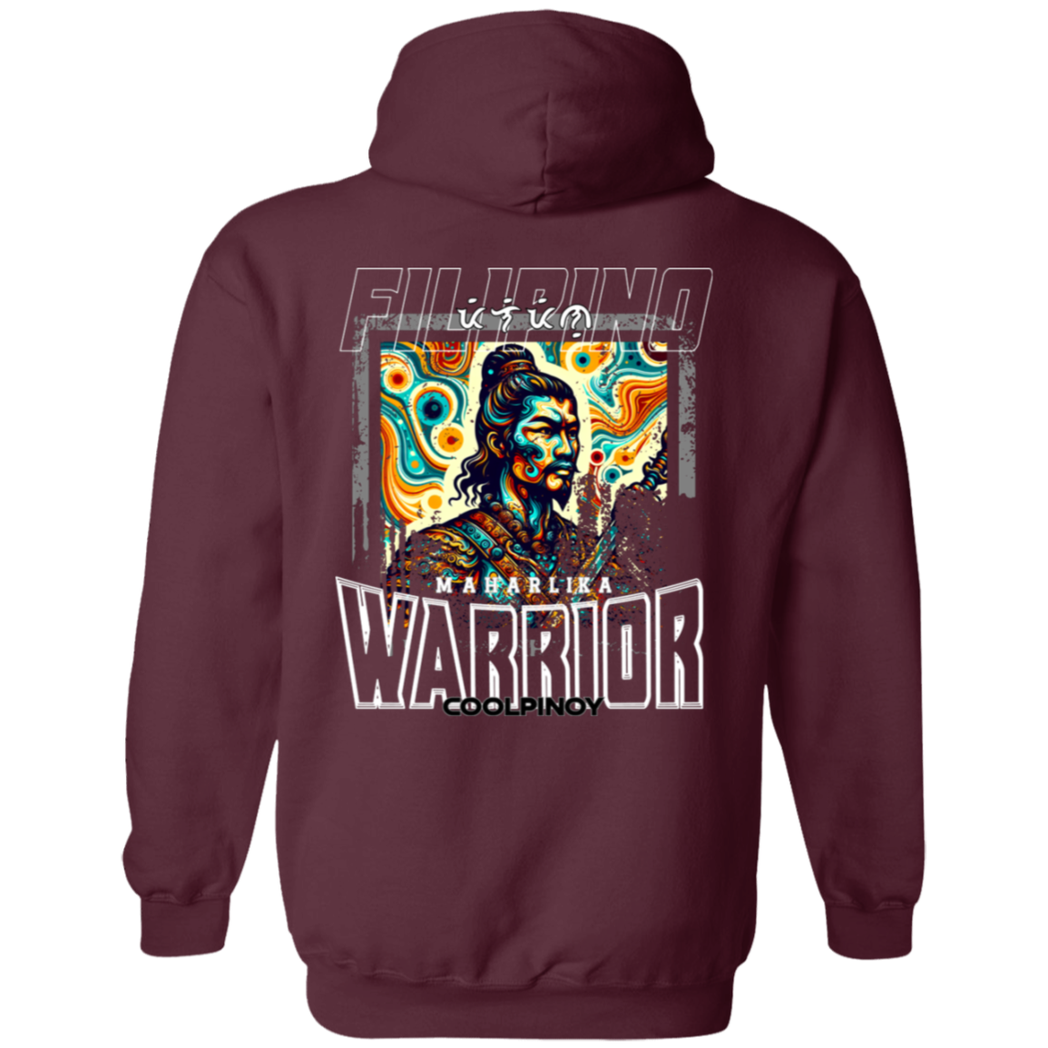 Filipino Warrior Distressed Unisex Pullover Hoodie