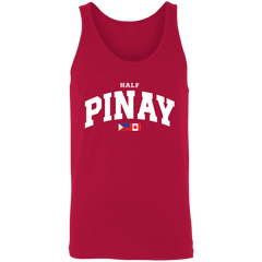 Half Pinay FILCAN Flag Unisex Cotton Tank Top