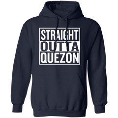 Straight Outta Quezon Unisex Pullover Hoodie