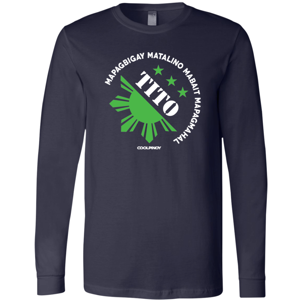 Matalino Mapagmahal Tito Mens Jersey Long Sleeve T-Shirt