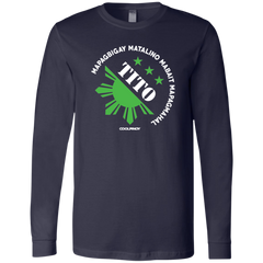 Matalino Mapagmahal Tito Mens Jersey Long Sleeve T-Shirt