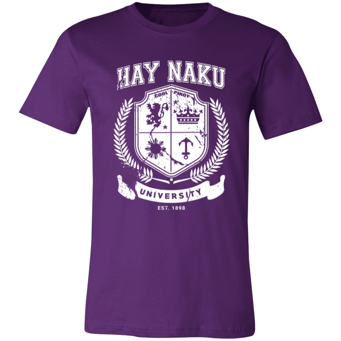 Hay Naku University Distressed CP Unisex Jersey T-Shirt