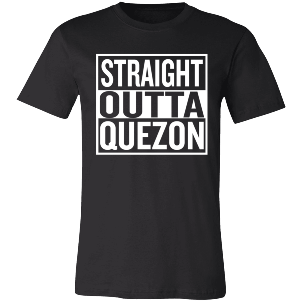 Straight Outta Quezon Unisex Jersey T-Shirt