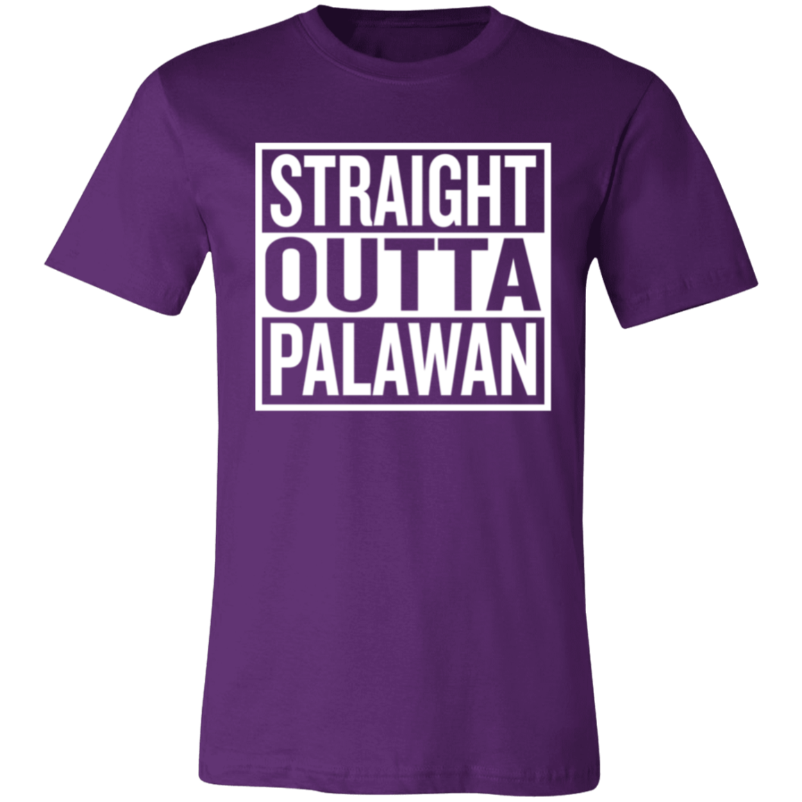 Straight Outta Palawan Unisex Jersey T-Shirt