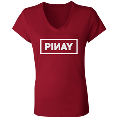 Pinay BP Ladies' Jersey V-Neck T-Shirt