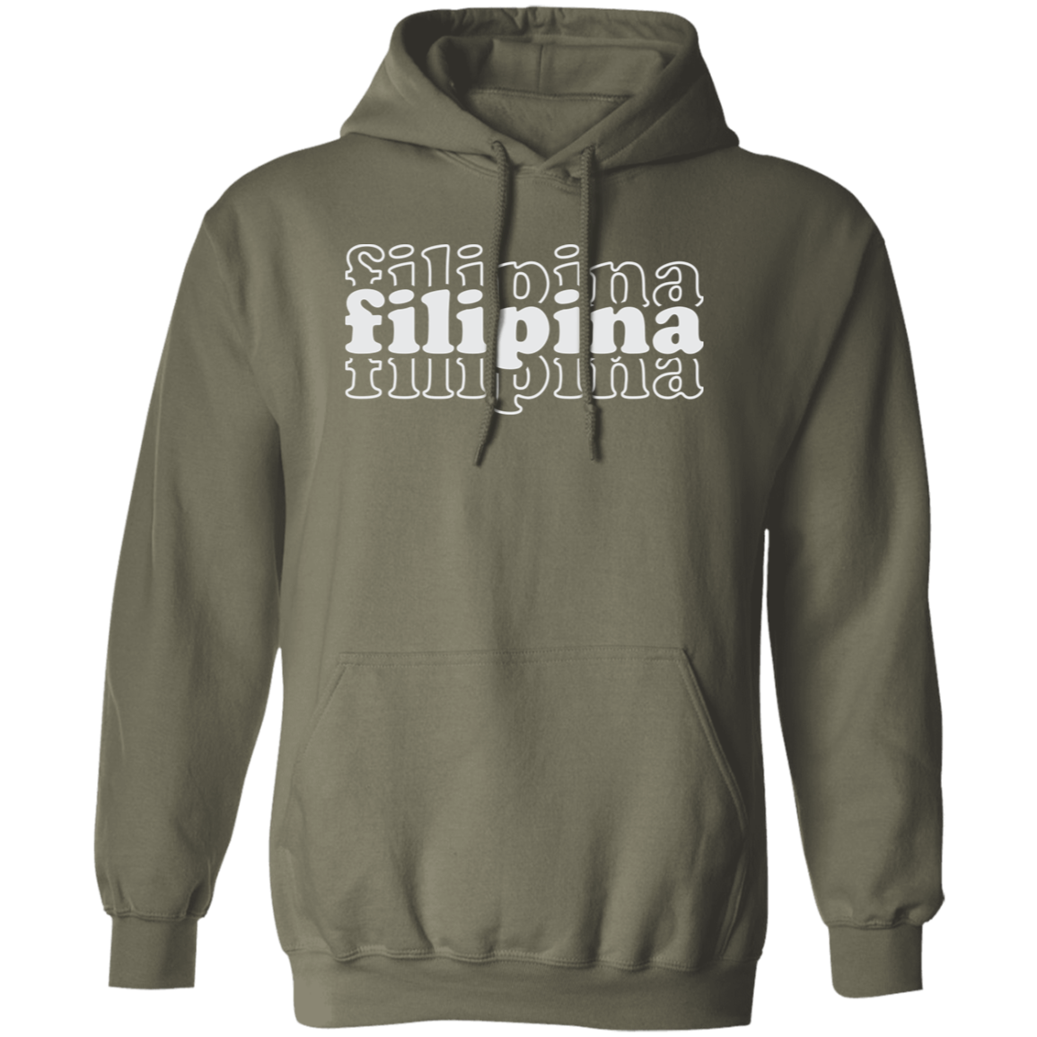 Filipina Triple Unisex Pullover Hoodie