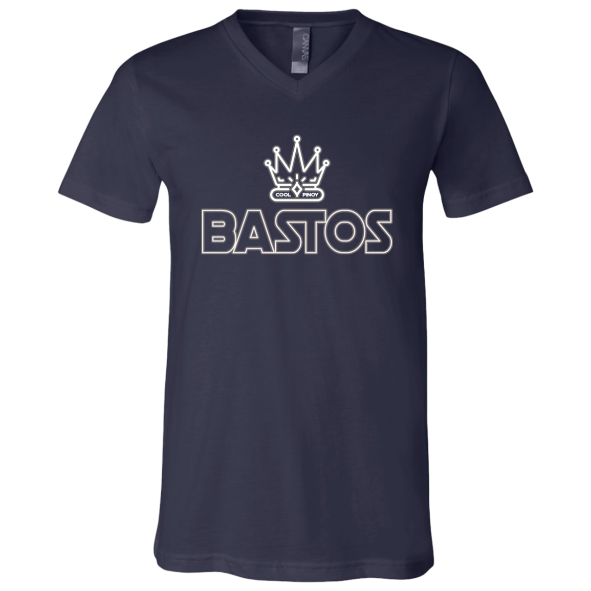 Bastos Unisex Jersey V-Neck T-Shirt