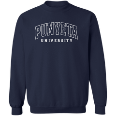 Punyeta University Unisex Crewneck Pullover Sweatshirt