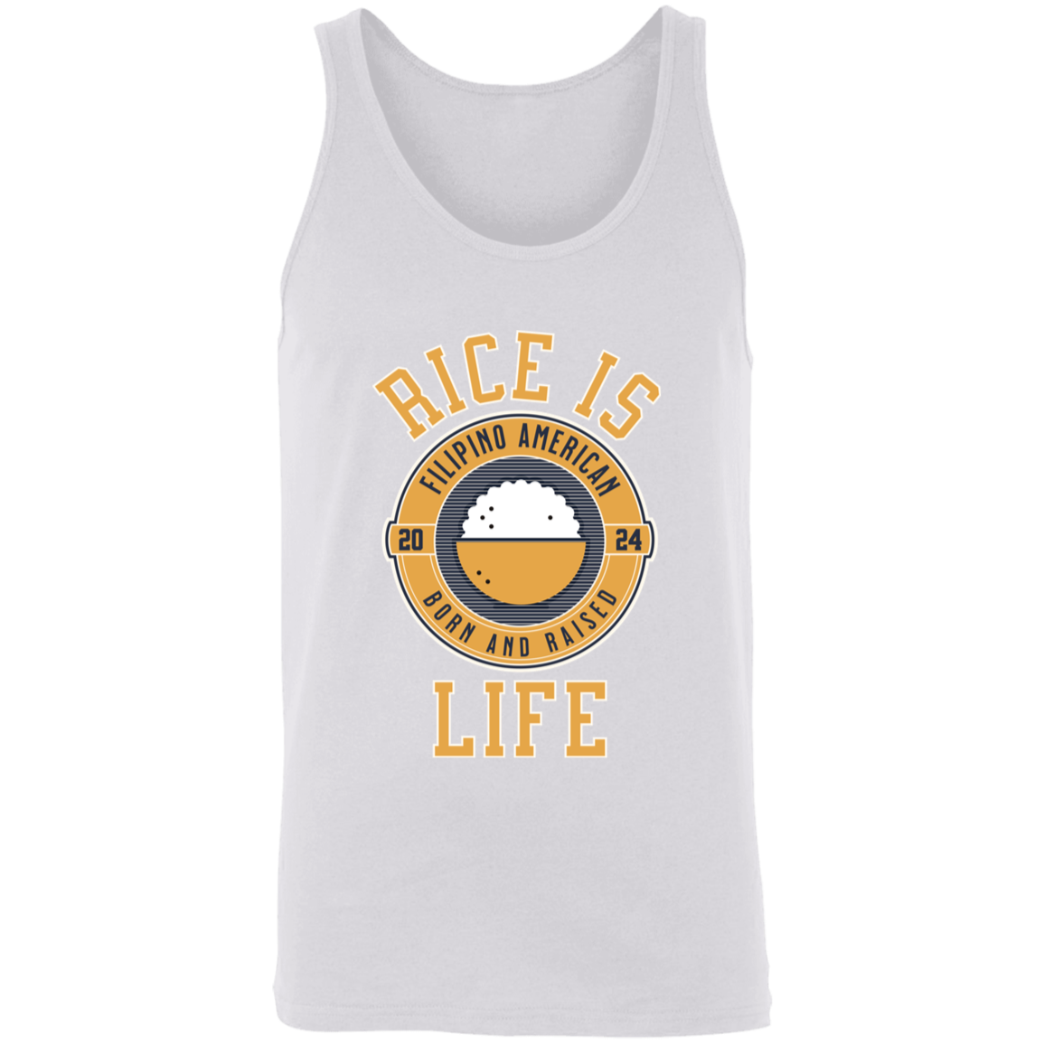 RIce is Life  Unisex Cotton Tank Top