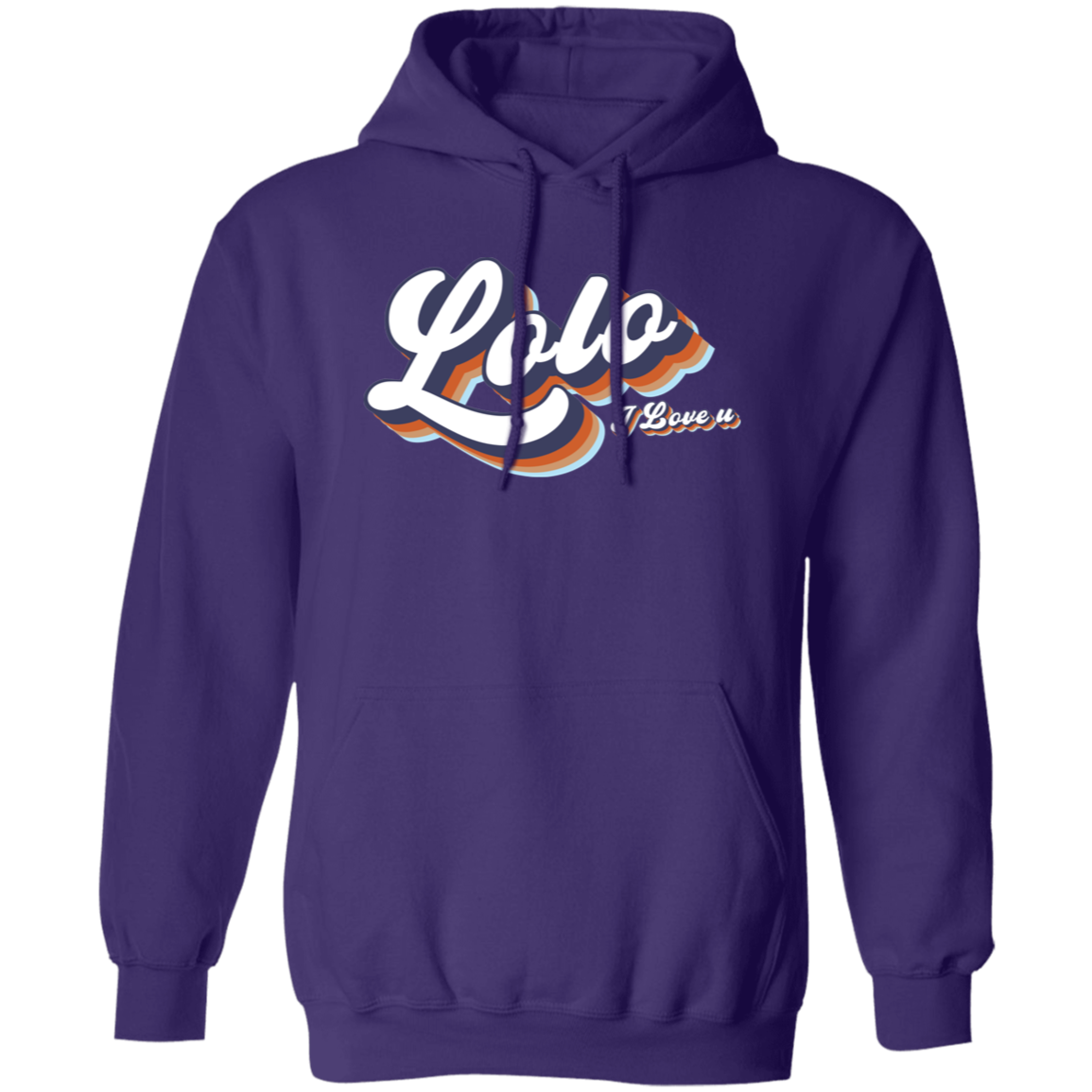 Lolo I Love U Unisex Pullover Hoodie