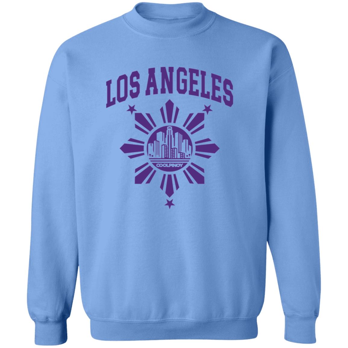 Los Angeles with Sun and Stars Unisex Crewneck Pullover Sweatshirt