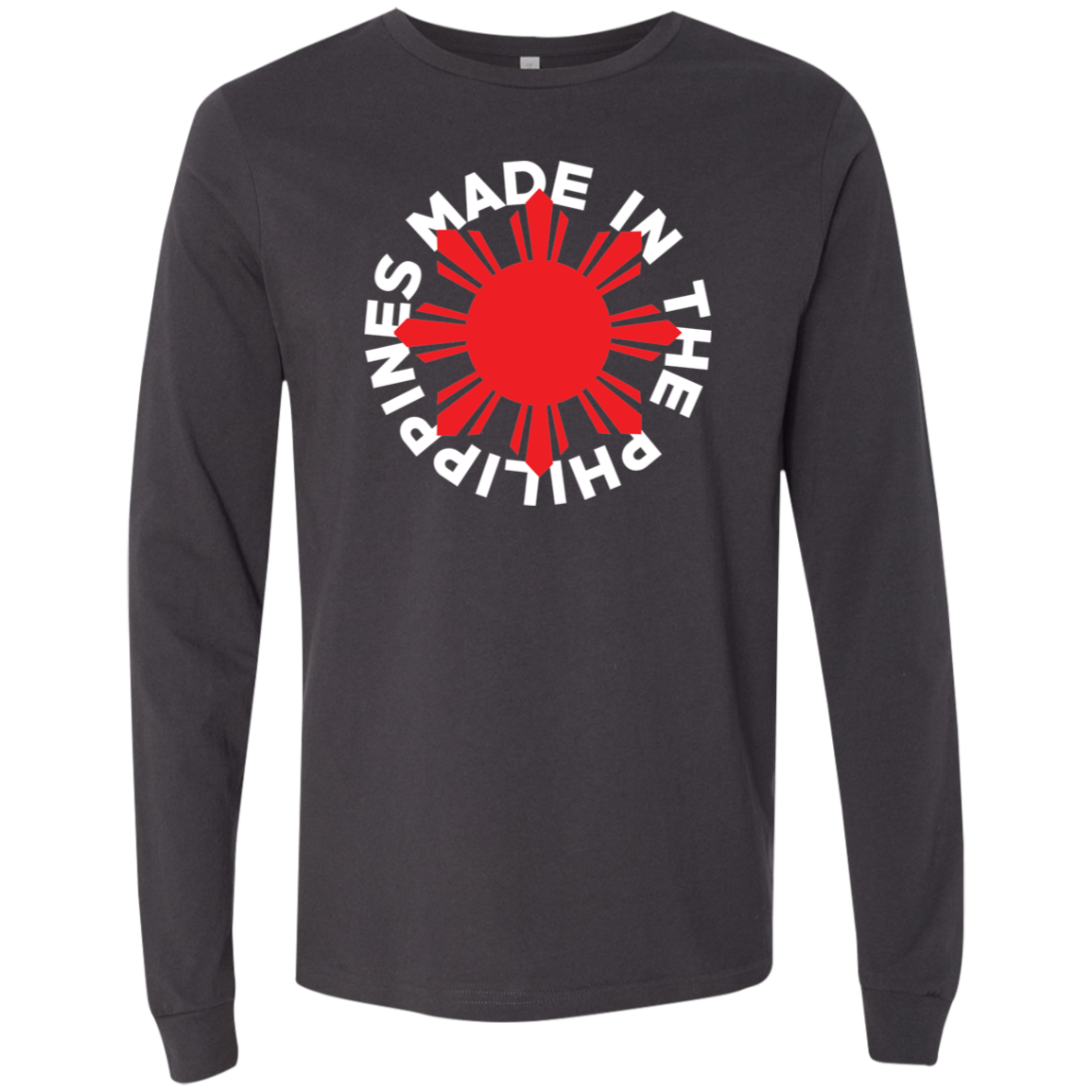 Made in the Philippines Red Sun Unisex Jersey Long Sleeve T-Shirt