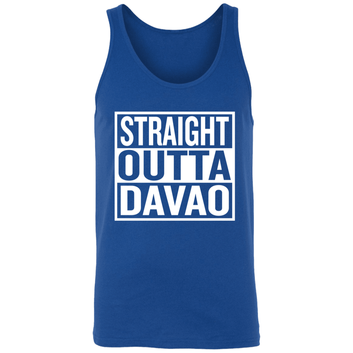 Straight Outta Davao Unisex Cotton Tank Top