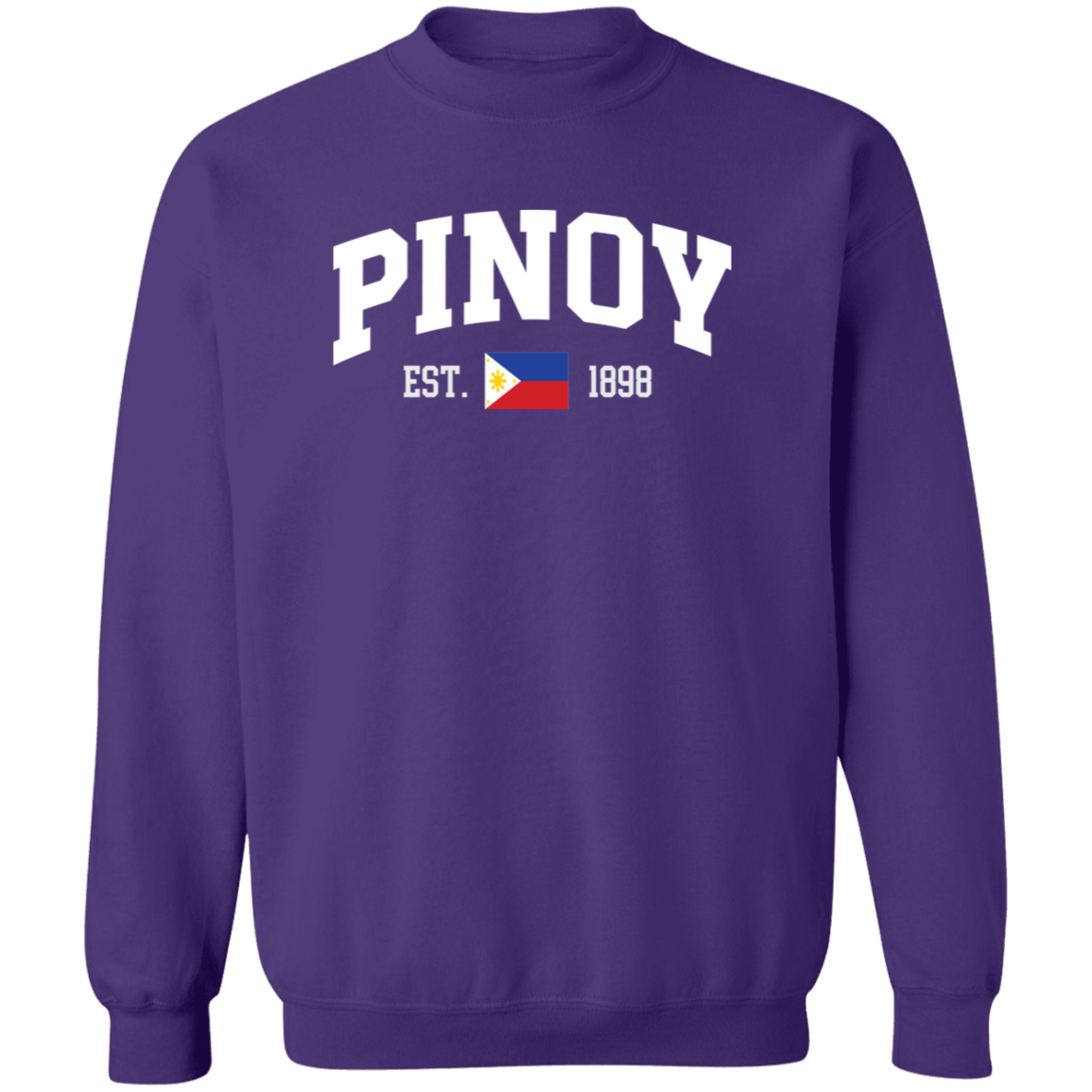 Pinoy Est 1898 Unisex Crewneck Pullover Sweatshirt