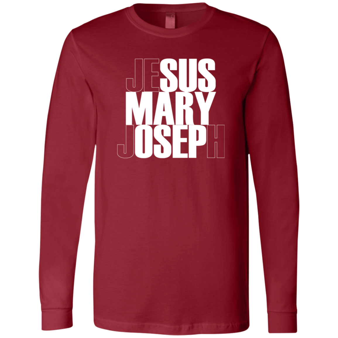 Jesus Mary Joseph Unisex Jersey Long Sleeve T-Shirt