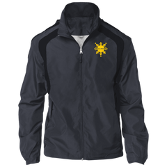 CoolPinoy Yellow Sun and Stars Jersey-Lined Raglan Jacket