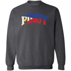 Pinoy with Flag Embedded Unisex Crewneck Pullover Sweatshirt