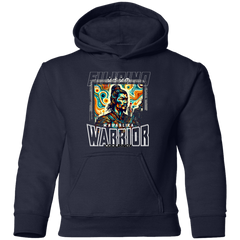 Filipino Warrior Distressed Youth Pullover Hoodie